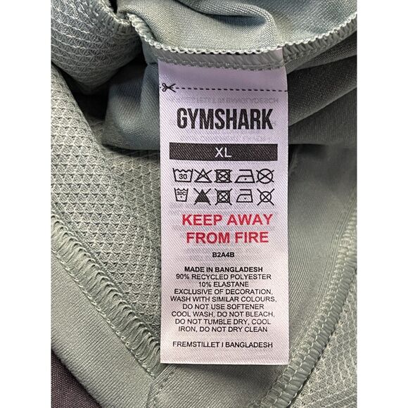 Gymshark Women’s Full Zip Long Sleeve – XL Sage Green Lightweight Training Top - Picture 7 of 10